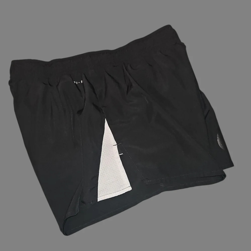 Nike Women's Black Running Shorts With Brief Small - Picture 4 of 5